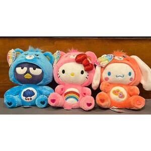 Sanrio Hello Kitty x Care Bear Plush Bundle